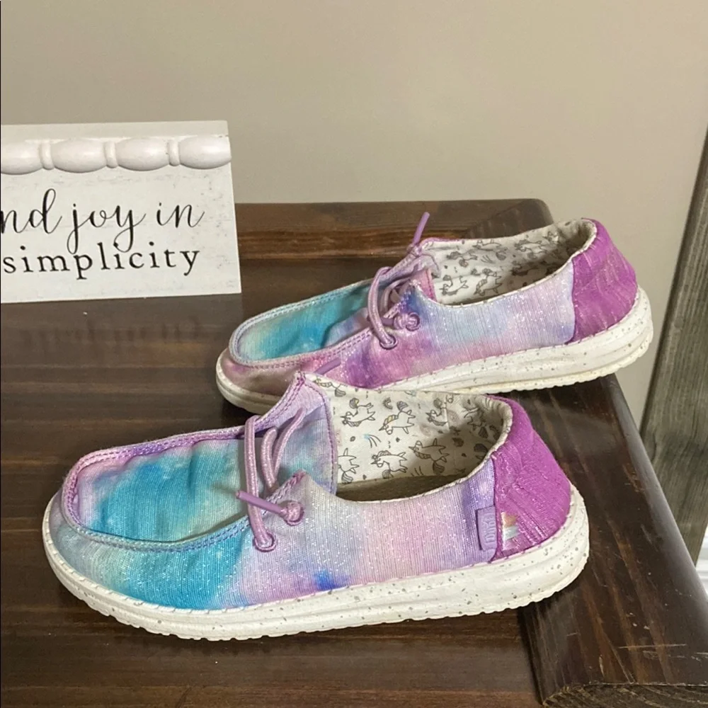 Kids Tie-Dye Slip-On Shoes